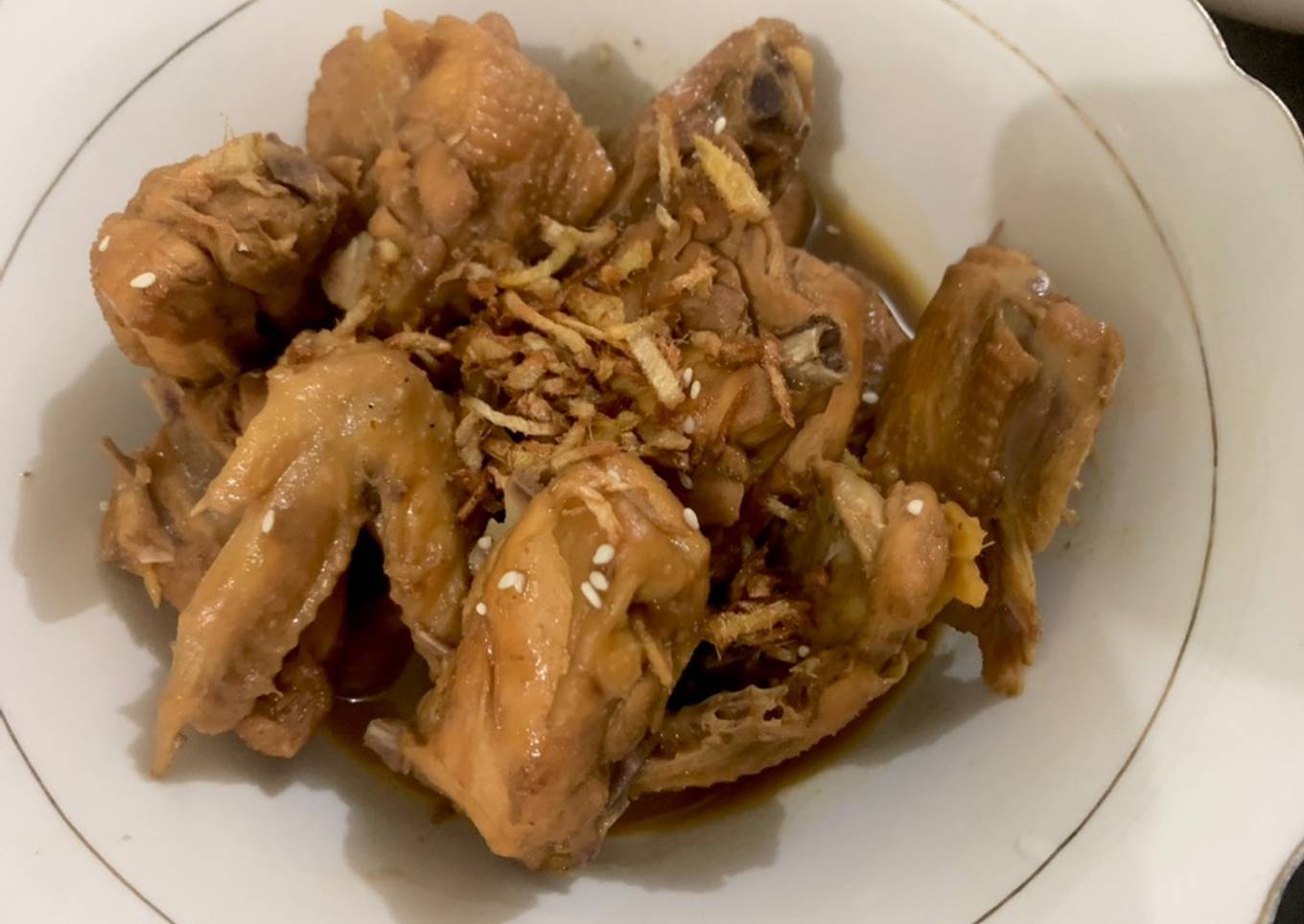Ayam kampung minyak wijen