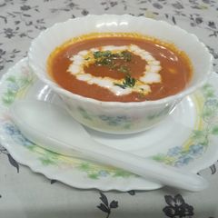 A picture of Tomato soup.