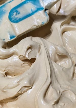 Una foto de Chantilly de dulce de leche