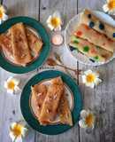 Khoya kheer stuffed patishapta