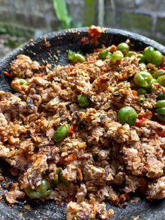 Foto resep Sambel karedok leunca tempe kacang ala haeruman's