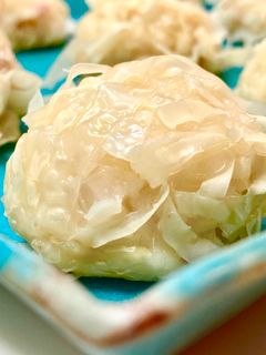 A picture of Seafood & Tofu Shumai Steamed Dumplings.