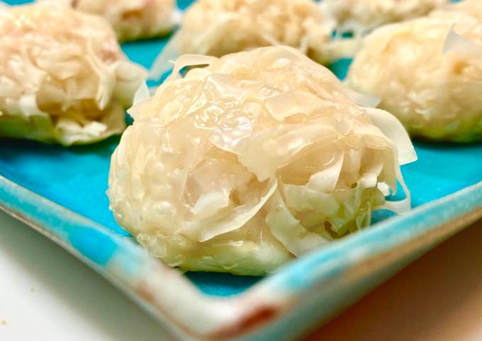 Tutorial Of Seafood & Tofu Shumai Steamed Dumplings Very Simple