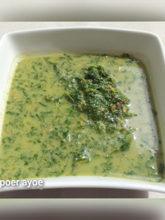 Foto resep Daun ubi (daun singkong) tumbuk