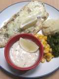 Dori panggang keju Quick melt with Tartar sauce