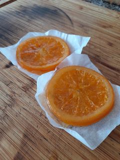 Una foto de Naranjas confitadas