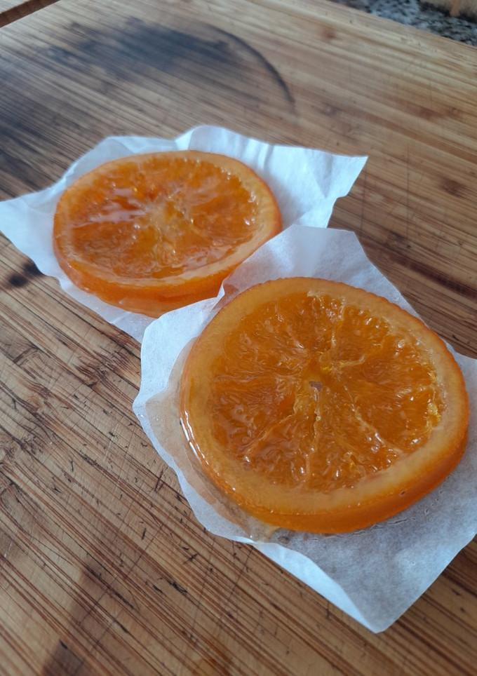 Una foto de Naranjas confitadas