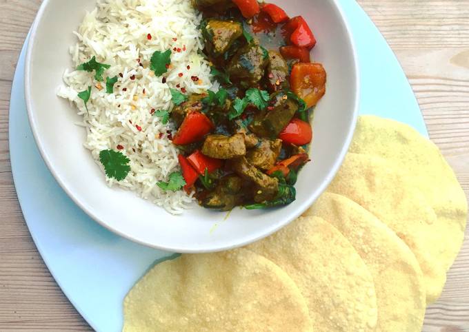 Recipe of Award-winning Sticky Lamb Coconut Curry