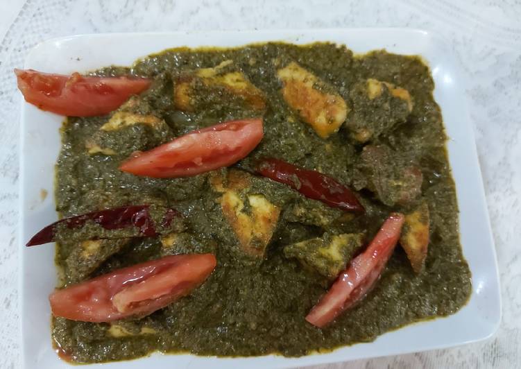 Spinach paneer