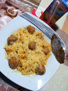 صورة لوصفة معكرونة باللحم المفروم 🍷