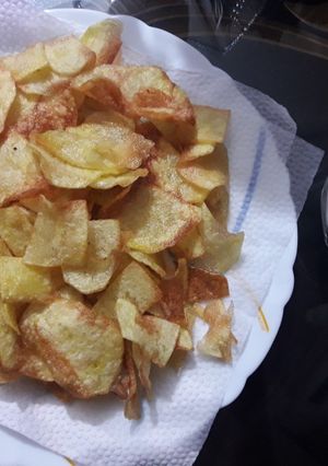 عکسی از دستور چیپس سیب زمینی با ماست موسیر 😋