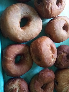 A picture of Honey Doughnuts #teamabuja.