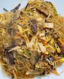 Miến xào thập cẩm không bị dính sợi