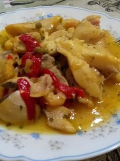 Una foto de Merluza en salsa