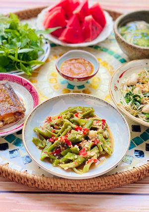Hình của món Rau Tiến Vua Muối Chua Ngọt.
