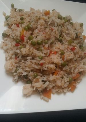 A picture of Vegetables rice.