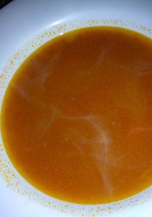 A picture of Flavorful Tomato soup #AuthorMarathon.
