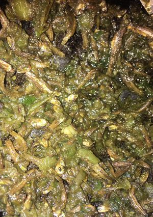 Foto resep Teri sambel ijo