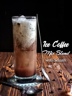 Foto resep Ice Coffee Mix Blend with Selasih