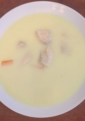 صورة لوصفة الشوربة البيضاء