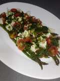 Ensalada templada de espárragos trigueros