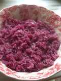 Col morada estofada (repollo, lombarda)