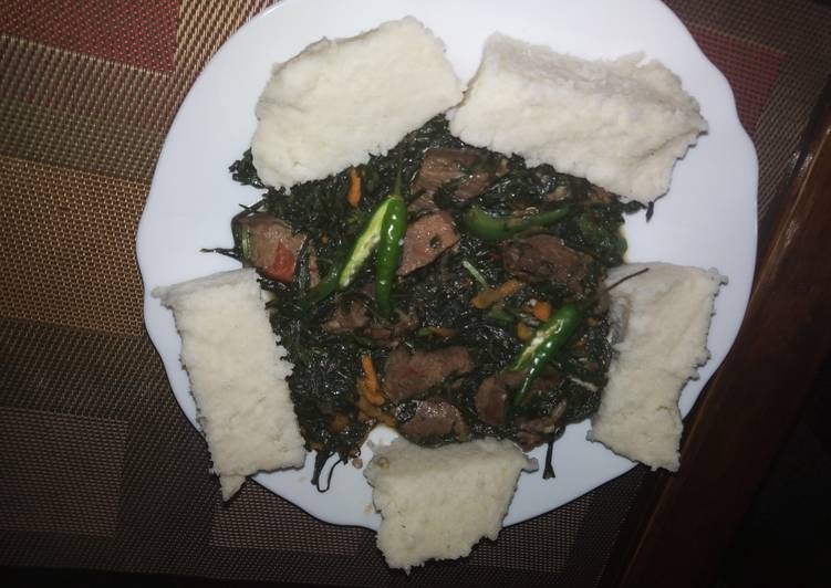 Recipe of Speedy Mchunga veggies #weekly jikoni challenge