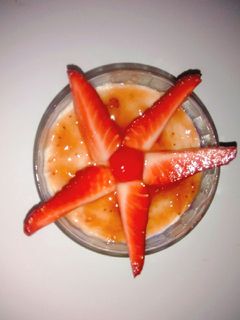 Una foto de Mousse de fresa