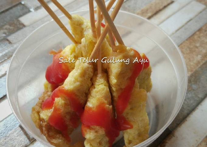 Sate Telur Gulung