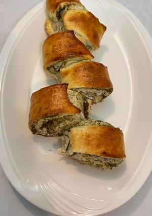 صورة لوصفة فطيرة الزعتر رهيبة🥯