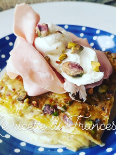 Foto di Lasagna con pesto di pistacchi