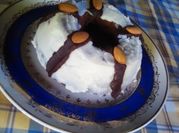 Una foto de papaya de chocolate