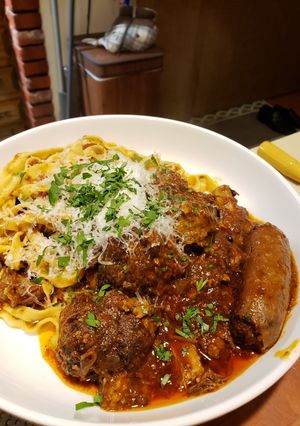 A picture of Sunday Gravy.