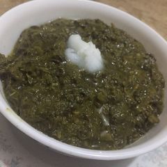 A picture of Sarson ka saag.