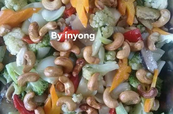 Cara Gampang Membuat Ayam cah mede ala inyong Irit Untuk Jualan