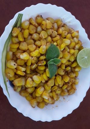 A picture of Chatpata corn.