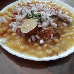 A picture of Matar chaat.