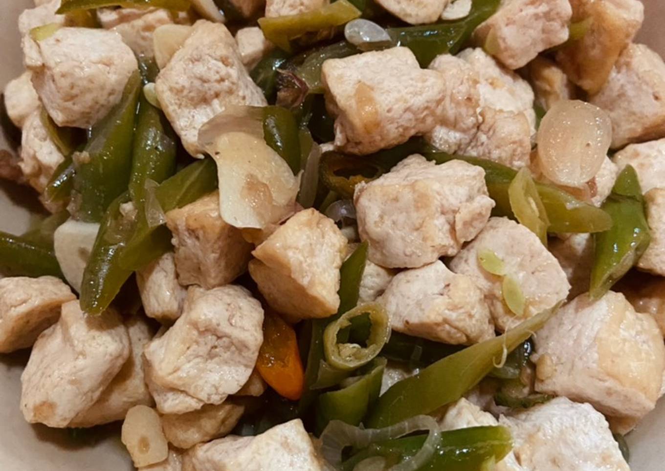 Tumis tahu buncis