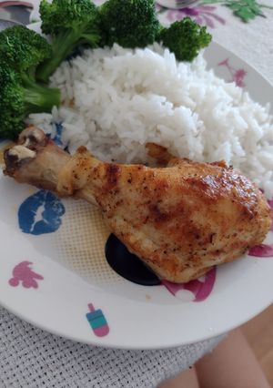 Una foto de Pollo al horno multi especias