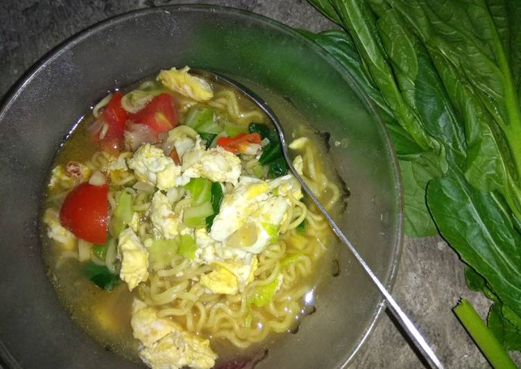 Resep Mie tektek kuah bumbu iris yang Bikin Ngiler