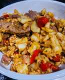 Bifes Haraganes con Papas Fritas ❤