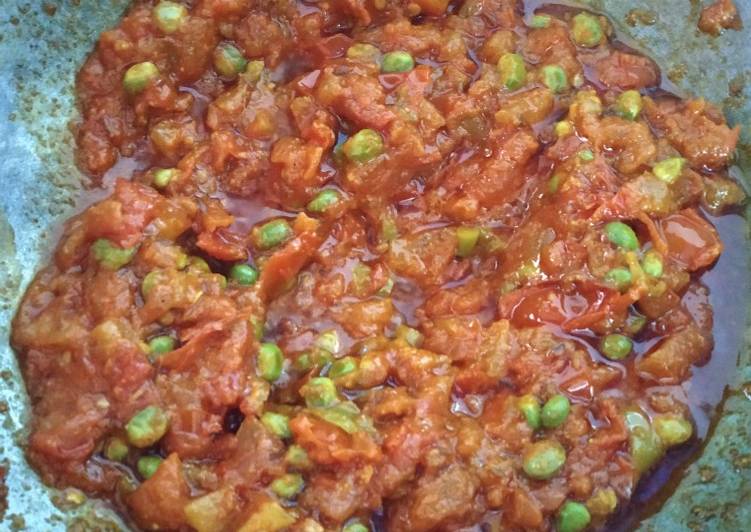 How to Make Favorite Tomato peas sabji