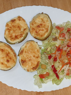 Una foto de Patata rellena de brandada de bacalao