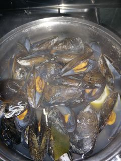 Una foto de Mejillones al vapor