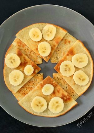 عکسی از دستور پنکیک بادام (پنکیک پروتئینی رژیمی) 🥞