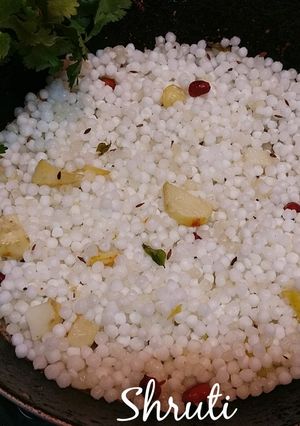 A picture of Sabudana Pulao.