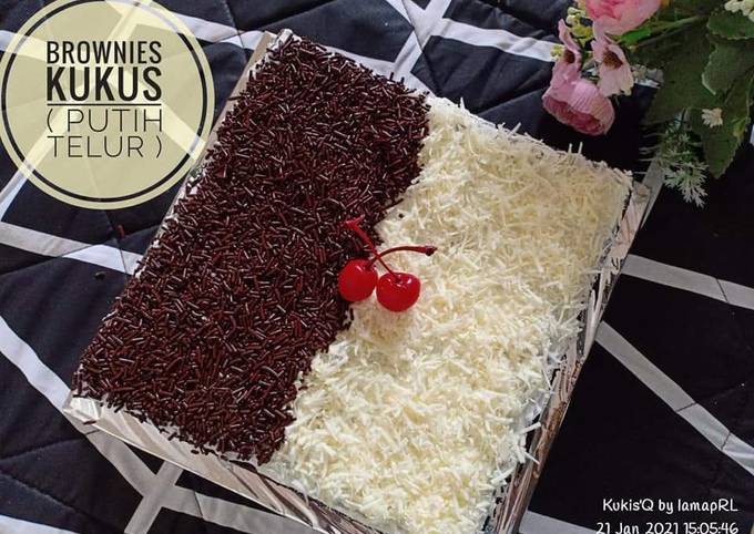 86* Brownies Kukus Putih Telur