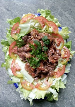 Hình của món Bò sốt cà chua.