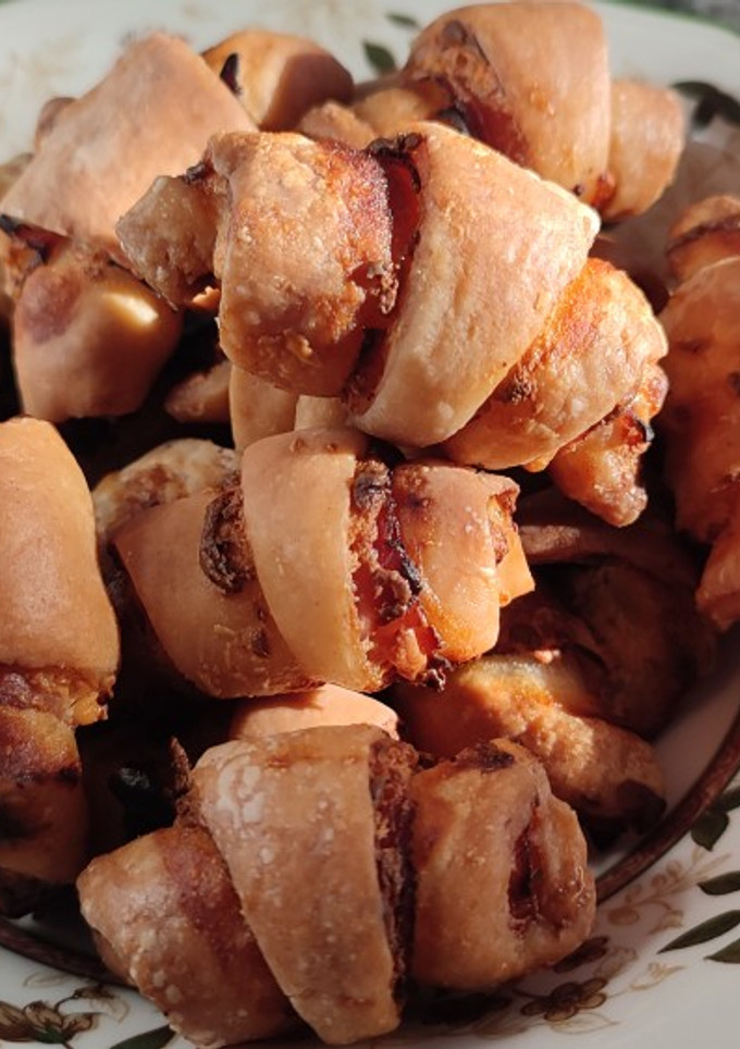 Una foto de 💜 Croissant de jamón y queso