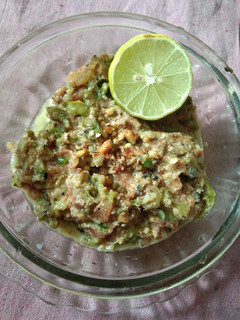 A picture of Capsicum_tomato chutney.